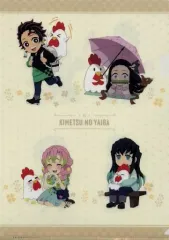 【中古】クリアファイル 集合 A4オリジナルクリアファイル 「鬼滅の刃×ローソン」 対象商品購入特典