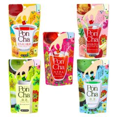 PonCha（ポンチャ）【ルイボス・はちみつ紅茶・ミックスフルーツティー・緑茶・抹茶】各種10粒入5Pバラエティセット