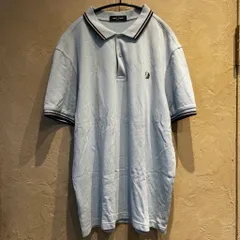 Fred Perry フレッドペリー 半袖ポロシャツ ライトブルー size:XL 【代官山A06】