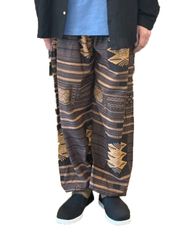 タイパンツ アラジンパンツ レディース メンズ 幾何学模様 コットン 綿100％ タイ ゴム パンツ 部屋着 履きやすい パジャマ ゆったり ラフ アジアン 薄手 涼しい ユニセックス ルームウェア 衣装 夏