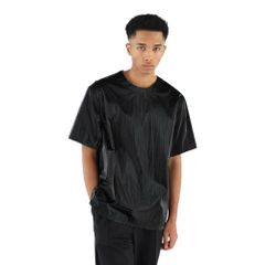 Y－３ ワイスリー M ブレイス メタリック フォイル ショートスリーブ 半袖Ｔシャツ ストリート メンズ MENS Y-3 M BRACE METALLIC FOIL SS TEE H45398 BLACK