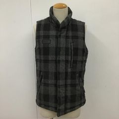 90s USA製 フリース ベスト タータンチェック ボア もこもこ 肉厚 美品 