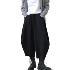 ☆ ブラック ☆ Mサイズ ☆ バルーンパンツ kpants209 バルーンパンツ レディース ワイドパンツ クロップドパンツ バギーパンツ コクーンパンツ カボチャパンツ パンツ ズボン 長ズボン 普段使い 体型カバー ゆったり ワイド ボリューム