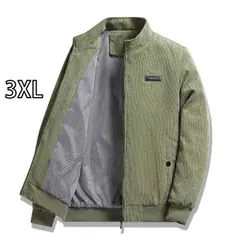 [3XL]春 コーデ メンズ 用 服 シンプル ファッション オシャレ 大人 かっこいい 大きいサイズ ストリート 紳士服 コーデュロイ ジャケット シェルパ 厚手 スタンドカラー マルチ ポケット カジュアル