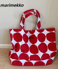 在庫処分Marimekko マリメッコ トートバッグ ウニッコ 大きめ トート キャンバス レディース /Lサイズ
