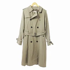 B&Y ユナイテッドアローズ BEAUTY&YOUTH ビューティー&ユース 美品 トレンチコート ジャケット ウール チェック裏地 M ベージュ 0630 ●ECO