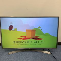 LG テレビ　43インチ  43UJ6500