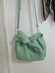 新品 ミント ノットポイント クロスバッグ