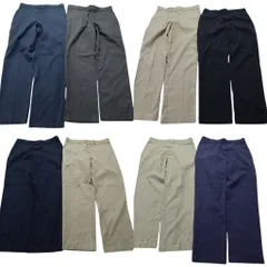 古着卸 まとめ売り ディッキーズ Dickies 874 ワーク パンツ 8枚セット (メンズ 36 /38 ) チノパン ベージュ ネイビー 紺 中古 古着 NA8523