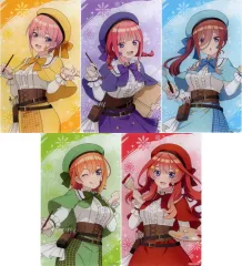 【中古】キャラカード 全5種セット 「五等分の花嫁* トレーディングアクリルカード 画家ver.」