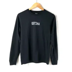 ガッチャ GOTCHA カットソー 長袖 ロゴ入り バックプリント 綿 リブ袖 黒 Sサイズ 927060のサムネイル