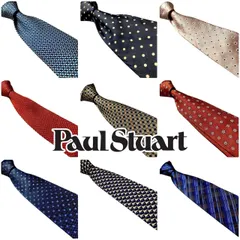 ポールスチュアート Paul Stuart ハイ ブランド ネクタイ 古着 アクセサリー 小物 ワンポイント スーツ プレゼント ビンテージ VINTAGE 高級 総柄 シンプル 高級感  p20/