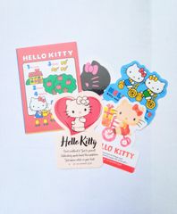 オール　ハローキティ　ダイカット　ステッカー　セット　カードダス　シール　HELLO KITTY　キティ　キティちゃん　ミニ封筒　サンリオ　SANRIO　ダイカットステッカー　50周年　50th　アニバーサリー　ガチャ　キャラクター　ガチャガチャ　封筒　レトロ