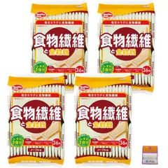 【4個セット】ヘルシークラブ 食物繊維と全粒粉 ウエハース メープル味 36枚入×4個 ちょっとギフト付 のサムネイル