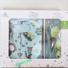 Disney Baby『トイ・ストーリー』 ロンパース60・ラトルセット❣ブルー