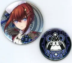 【中古】バッジ・ピンズ 牧瀬紅莉栖＆うーぱ(冬ver./バストアップ) 75mm＆56mmメタル缶バッジセット(2個セット) 「MAGICくじ STEINS;GATE KISEKAE KURISU Produced by MAYURI」 E-4賞のサムネイル