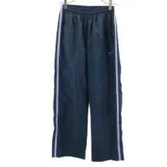 ナイキ トレーニング ウインドパンツ L ネイビー NIKE レディース 古着 【240415】