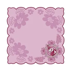 マル 【送料無料】【ムーミン】【MOOMIN】ミニタオル【キルティングパープル】【リトルミイ】【ミイ】【アニメ】【絵本】【タオル】【たおる】【ハンカチ】【ハンドタオル】【雑貨】【グッズ】【かわいい】