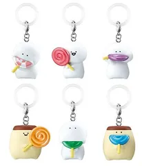 お文具といっしょ めじるしアクセサリー おっきなペロペロキャンディなのです 全6種セット