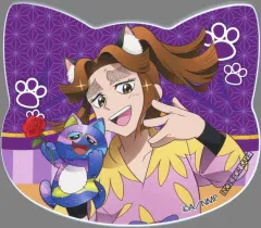 【中古】バッジ・ビンズ 平滝夜叉丸 ねこ型マグネットバッジ 「劇場版 忍たま乱太郎 ドクタケ忍者隊最強の軍師 in ナンジャタウン 開幕!“忍”形劇の段」 ミニゲーム 忍たまスクラッチ S賞