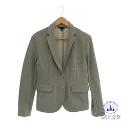 【訳アリ】 UNIQLO ユニクロ ジャケット テーラードジャケット シンプル ゆったりおしゃれ 長袖 大きいサイズ レディース グレー L 901-10872 送料無料 古着