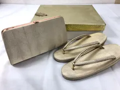 【美品】 草履 バッグ セット ／ Zori Sandals & Handbag Set フォーマル 振袖 訪問着 留袖 成人式 結婚式 和装小物