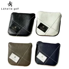 ラヘラ ゴルフ ランダムステッチ L-595 レザー ネオマレット型 パターカバー