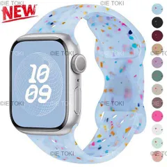 スポーツシリコンストラップ Apple Watch バンド 40 41 ミリメートル 45 ミリメートル 44 38 49 通気性ブレスレット iwatch シリーズ 10 9 8 7 6 5 3 SE ウルトラ 2
