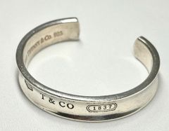 ティファニー 1837 ナロー バングル 925 32.8g シルバー 変色・スレあり