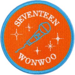 SEVENTEEN ウォヌ ワッペン&バッジ 2点セット seventeen cafe 2024 ウォヌ缶バッジ（2個セット） - メルカリ