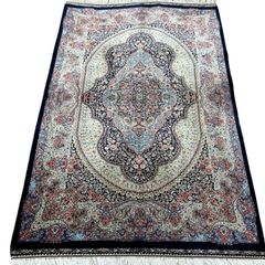 イラン　モダール絨毯　機械織り　120×80　玄関サイズ　ベッドサイド