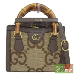 グッチ ジャンボGG  バンブー ダイアナミニトートバッグ  ショルダーバッグ