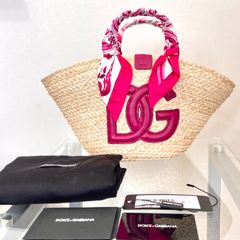 【新品】Dolce&Gabbana ミニケンドラショッピングバッグ かごバッグ
