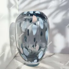 saburo サブロウ　花器　花瓶　オブジェ　器　ガラス　フラワーベース Amazon.co.jp: saburo サブロウ 花器 花瓶 オブジェ 器 ガラス