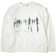 ADD SEOUL エーディーディーソウル 21SS ＮOT TODAY AVANTGARDE SWEATSHIRT グラフィックプリントスウェット ASS21 TO09 L ホワイト トレーナー トップス g18662