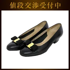 サルヴァトーレ フェラガモ パンプス ec-21190 ブラック ヴァラ