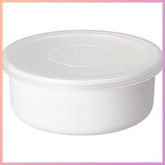 ☆人気商品☆野田琺瑯(Nodahoro) 保存容器 ホーロー 耐熱 丸形ラウンド 14cm ホワイトシリーズ 日本製 RD-14