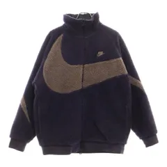 NIKE (ナイキ) VM SWOOSH FULL ZIP JACKET BQ6546-540 リバーシブル ボア フリース ジャケット パープル