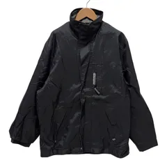 【 美品 】 ビックシルエット チャンピオン Champion ナイロンジャケット メンズXL相当 裏側メッシュ スポーツ 黒 ブラック Z054