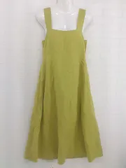 ◇ JOINT WORKS ジョイントワークス リネン混 ロング ワンピース グリーン系 レディース P  【中古】 【1209220002187】のサムネイル