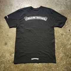 CHROME HEARTS スクロールラベル Tシャツ L  クロムハーツ ポケットTシャツ コットン USA製