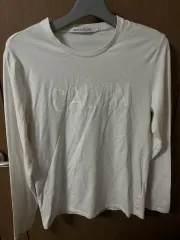 CK Calvin Klein(カルバン・クライン) 白 長袖 Tシャツ M 100
