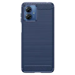 moto g64 5G ケース カーボン調 薄型 耐衝撃 ソフト ケース 【Color】ネイビーのサムネイル