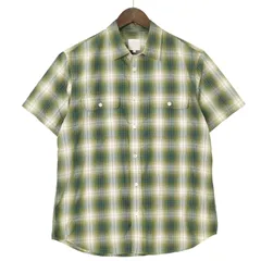 THE NORTH FACE ザ ノースフェイス 春夏★ チェック柄 半袖 チェック ワーク アウトドア シャツ Sz.M メンズ