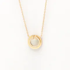 ダイヤモンド&マザーオブパール　サークルペンダント　ティファニー ティファニー T ダイヤモンド ＆ マザーオブパール サークル