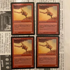 モグの狂信者　プロモ　Foil MTG モグの狂信者 Mogg Fanatic DCIプロモ foil 2枚 - メルカリ