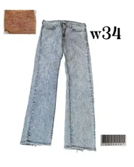 os00904 Levi'sリーバイス511古着スキニーデニムパンツw34ブラック色落ち