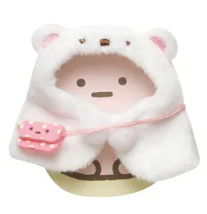 サンエックス(San-X) おきがえすみっコ ポンチョ(しろくま) 約100×90mm すみっコぐらし 18か月以上