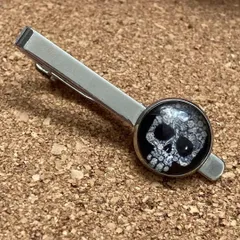 t172　シュガースカル タイピン ネクタイピン 黒 ブラック メキシカン