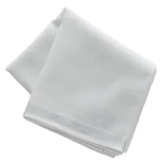 [Brooks Brothers] ブルックスブラザーズ イージーケア ハンカチ (ホワイト / 綿100% / 約48cm) メンズ フォーマル (ノーアイロン/抗菌防臭) 125000-6560-10 0